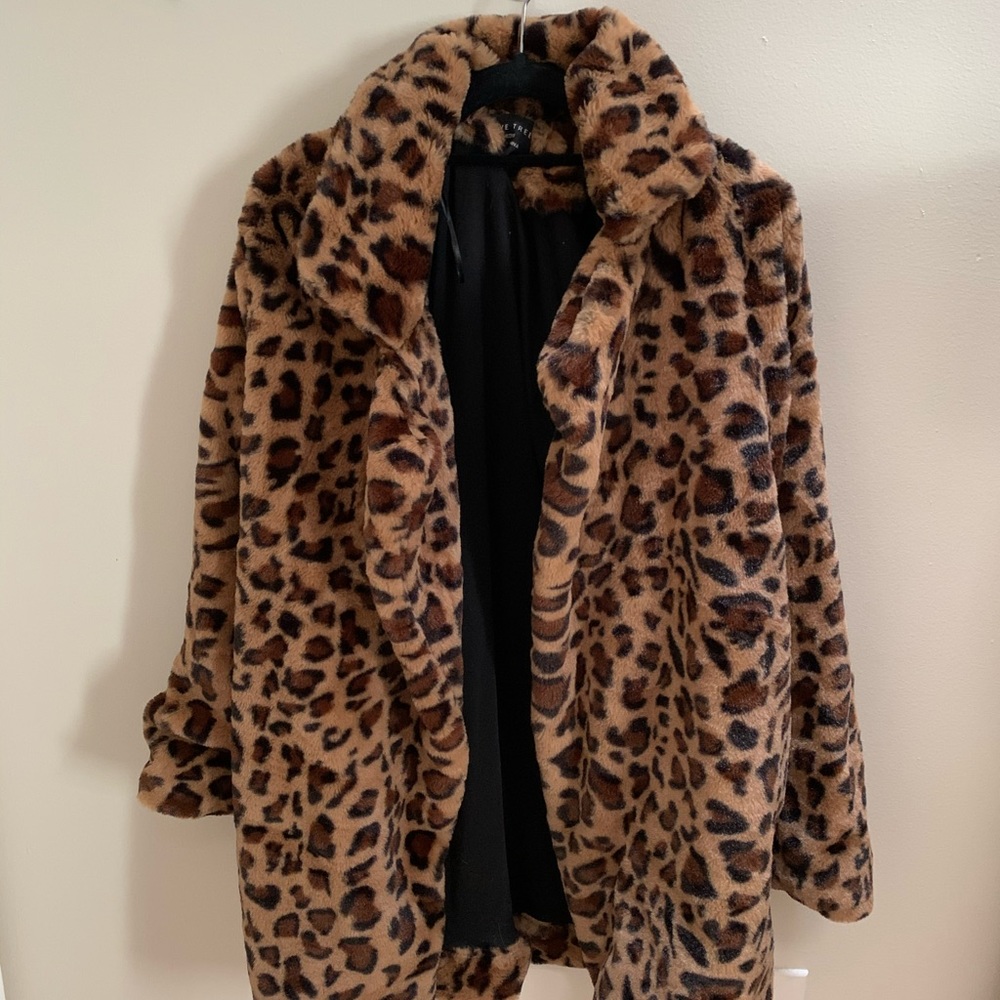 Cheetah fur coat
